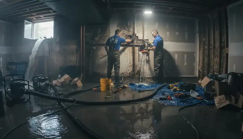 Expert Plumbing Pro - emergency-burst-pipe-repair-for-a-flooded-basement-in-columbine-valley